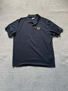 Nike Golf Oregon Ducks Dri-FIT Tour Performance Polo Shirt